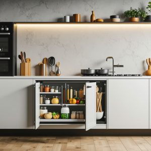 Crafting Custom Kitchen Pull-Outs for Maximum Storage Space
