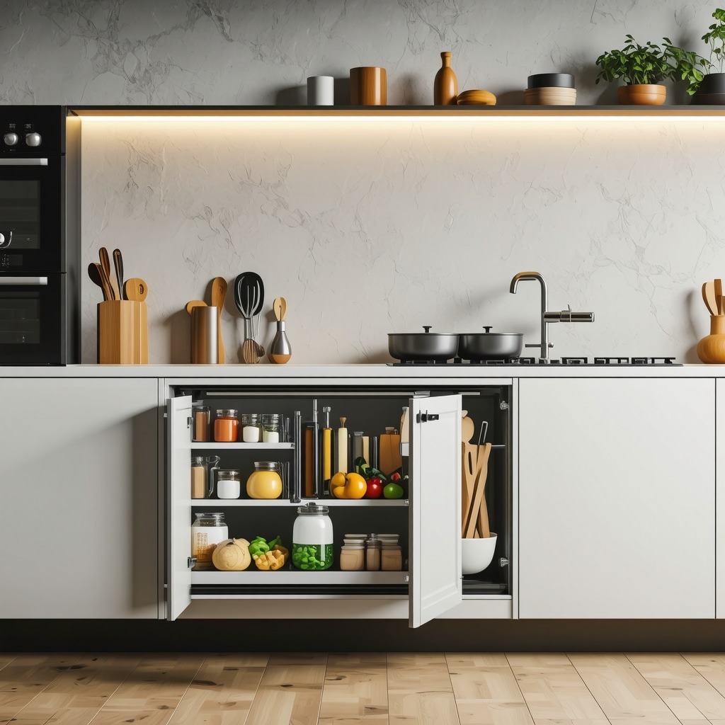 Crafting Custom Kitchen Pull-Outs for Maximum Storage Space