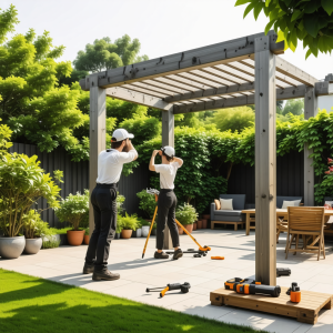 DIY Projects: How to Build a Modern Garden Pergola Easily