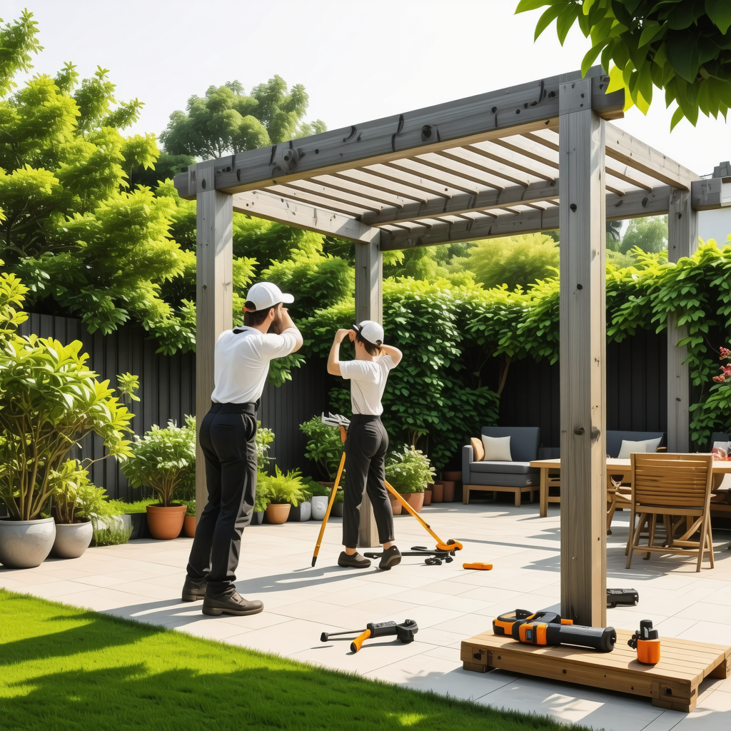 DIY Projects: How to Build a Modern Garden Pergola Easily