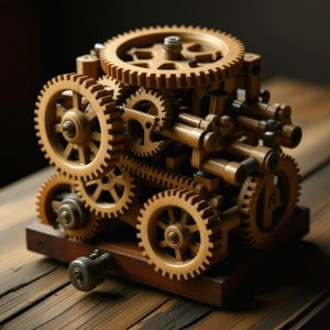 Designing Complex Kinetic Wooden Toys with Gears & Levers