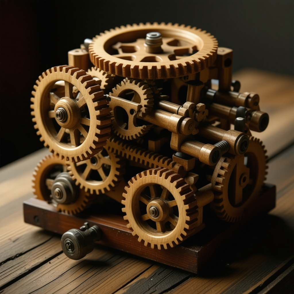 Designing Complex Kinetic Wooden Toys with Gears & Levers