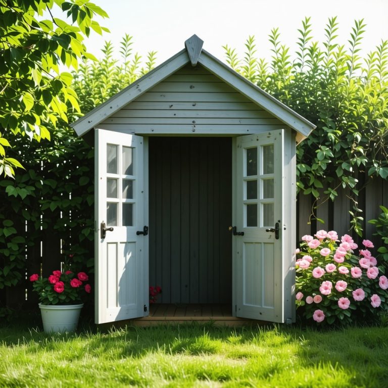 Build a Child-Sized Wooden Playhouse with Doors & Windows