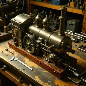 Build a Functional Miniature Steam Engine: Step-by-Step Metalwork