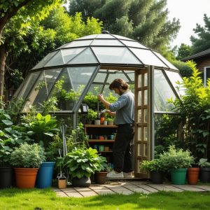 Build a Geodesic Dome Greenhouse Using Reclaimed Materials Today