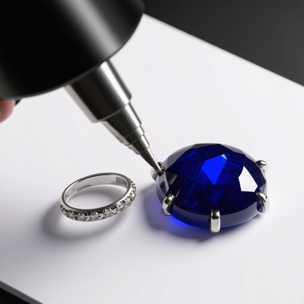 Silversmith using 3D scanning and CAD tools to create a custom bezel setting for a cabochon