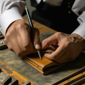 Handcraft Bespoke Men’s Leather Wallets with Advanced Stitching