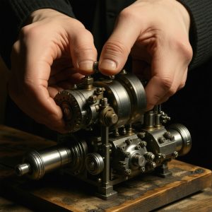How to Build a Functional Miniature Steam Engine from Metal Parts