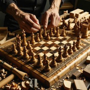 How to Carve Handcrafted Wooden Chess Sets with Custom Boards