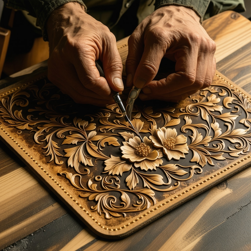 How to Carve Intricate Western Floral Patterns in Leather: Step-by-Step