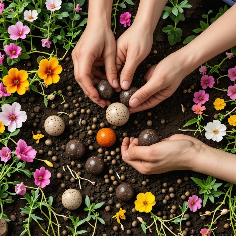 Making Seed Bombs with Native Wildflowers: Biodiversity Gardening