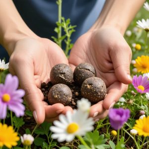 Making Seed Bombs with Native Wildflowers for Guerrilla Gardening
