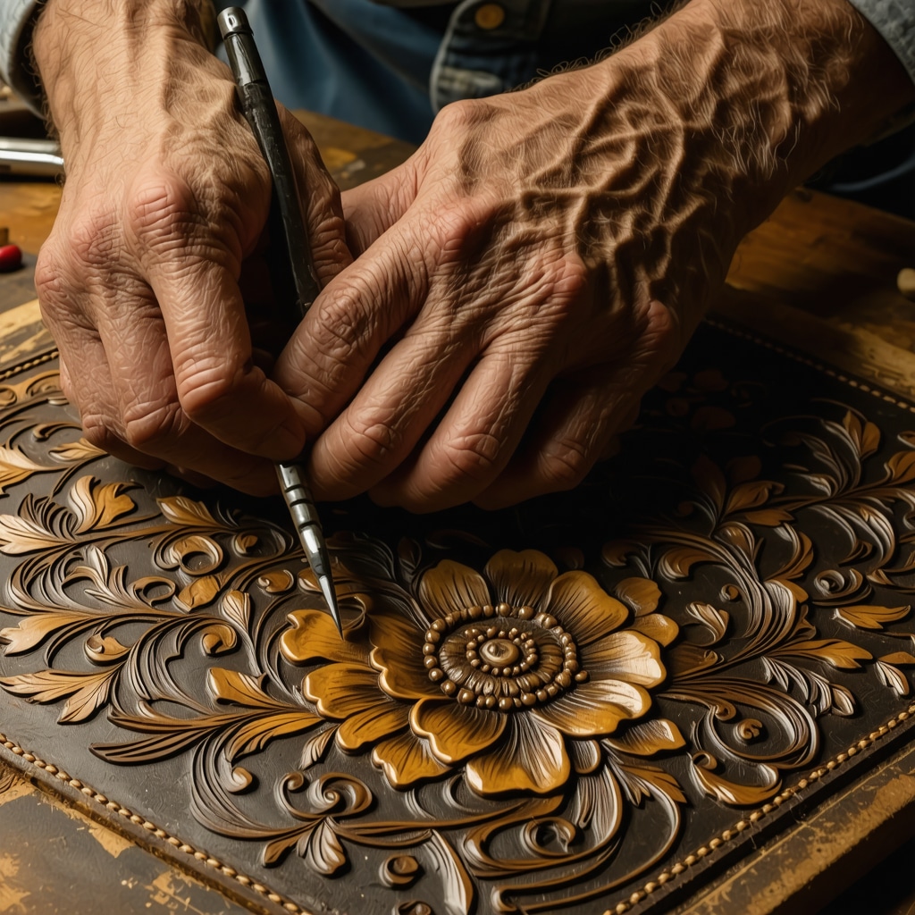 Master Intricate Leather Carving: Western Floral Tooling Guide