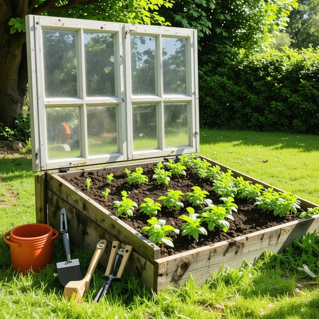 Upcycle Old Windows into Functional Cold Frames for Seed Starting