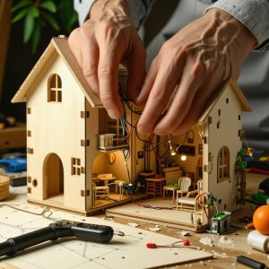 Build a Dollhouse with Miniature Lighting & Wiring Tips