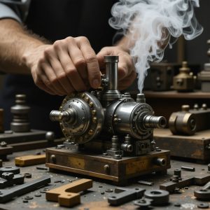Build a Functional Mini Steam Engine from Metal Stock Today