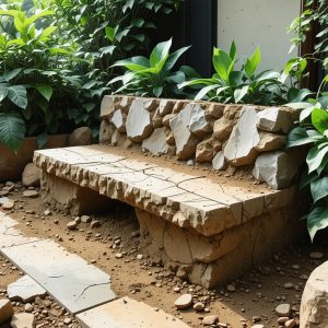Build a Natural Rammed Earth Garden Bench: Step-by-Step Guide