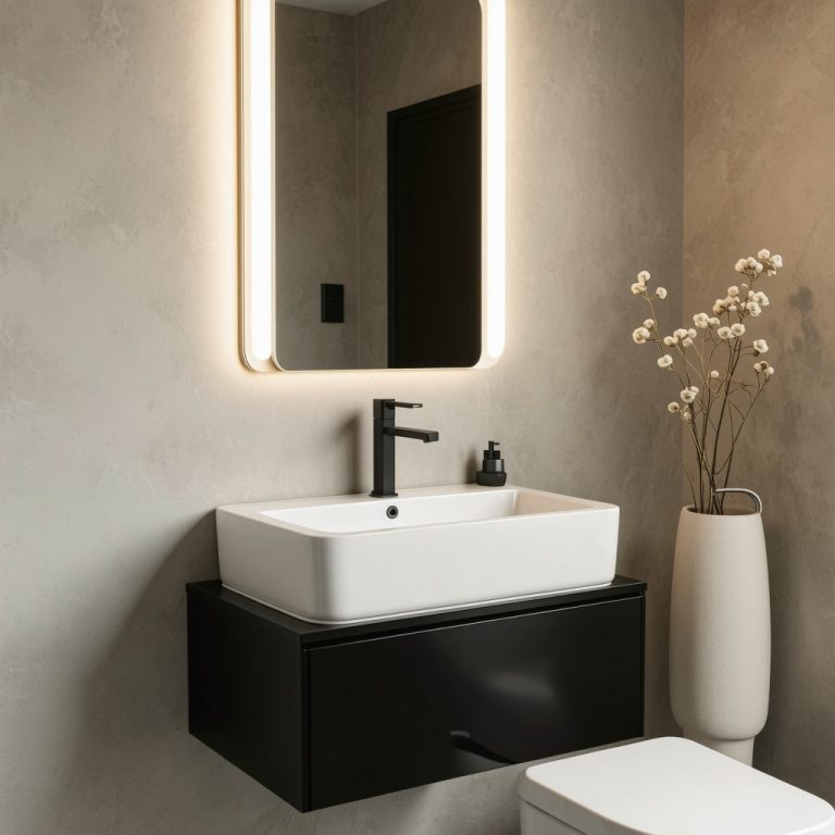 Build a Space-Saving Floating Vanity for Small Bathrooms Easily