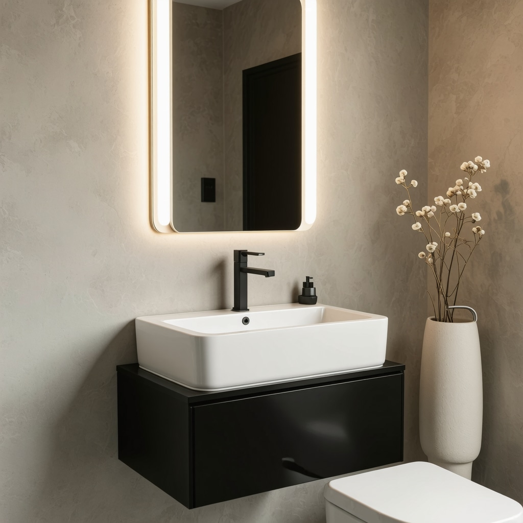 Build a Space-Saving Floating Vanity for Small Bathrooms Easily