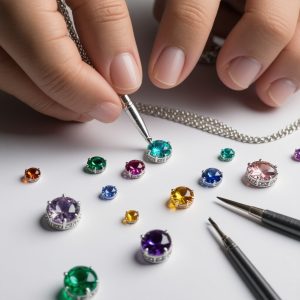 Craft Personalized Silver Jewelry with Birthstones & Messages