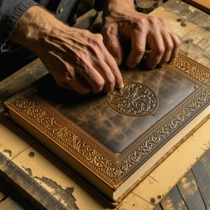 Create Bespoke Leather-Bound Photo Albums with Custom Embossing