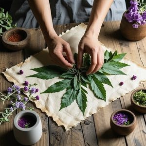 Create Eco-Prints on Fabric & Paper Using Botanical Dye Techniques