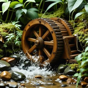Create a Miniature Water Wheel for Diorama Gifts DIY