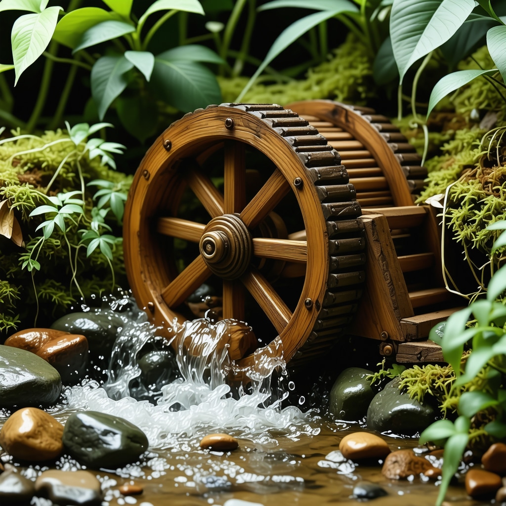 Create a Miniature Water Wheel for Diorama Gifts DIY
