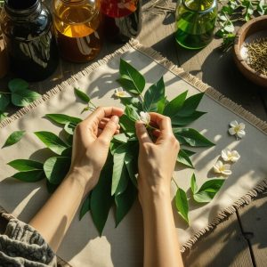 Creating Eco-Prints on Fabric with Botanical Contact Dyeing