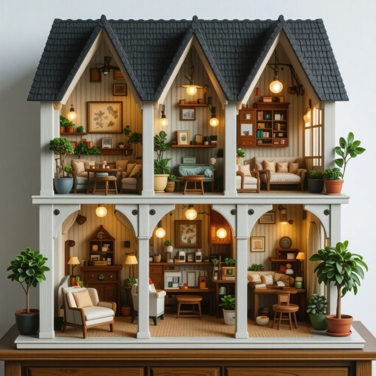 Handcraft Detailed Dollhouses with Miniature Electrical Lighting Tips