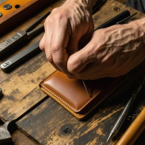 Handcraft Men’s Leather Wallets with Expert Stitching & Edging