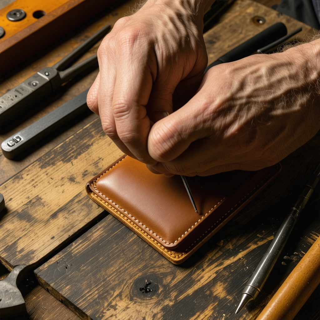 Handcraft Men’s Leather Wallets with Expert Stitching & Edging