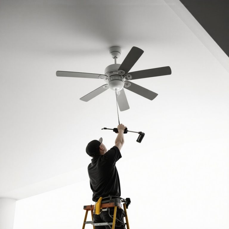 Installing & Balancing Ceiling Fans on Vaulted Ceilings Easily