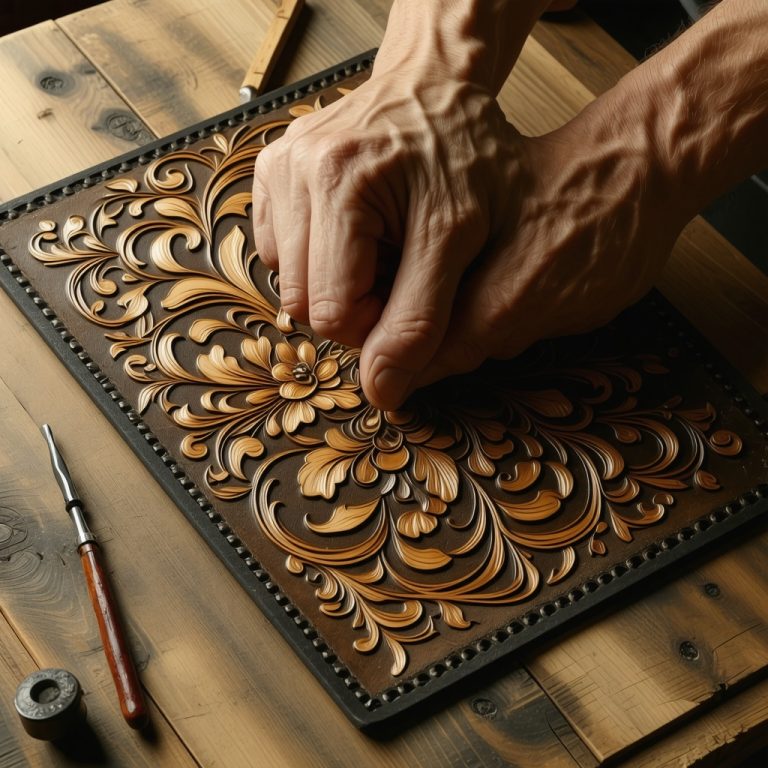Leather Carving Tutorial: Create Western Floral Patterns DIY