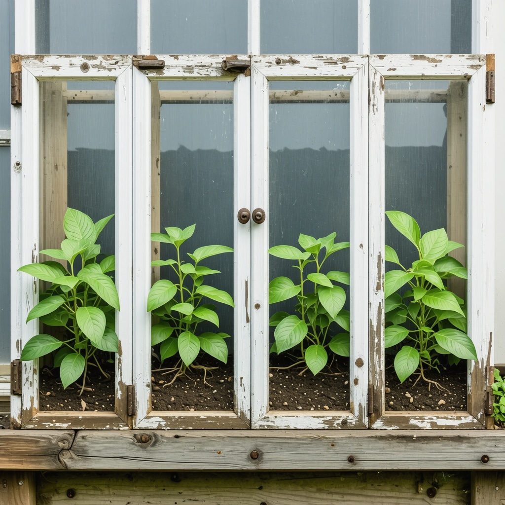 Upcycle Old Windows into DIY Cold Frames for Seed Starting