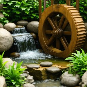 Build a Sustainable Mini Water Wheel for Your Garden Diorama Projects