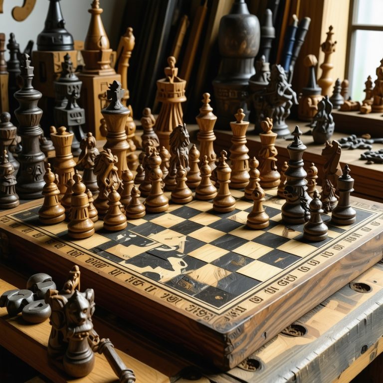 Create Unique Wooden Chess Sets & Complex Kinetic Toys DIY Guide