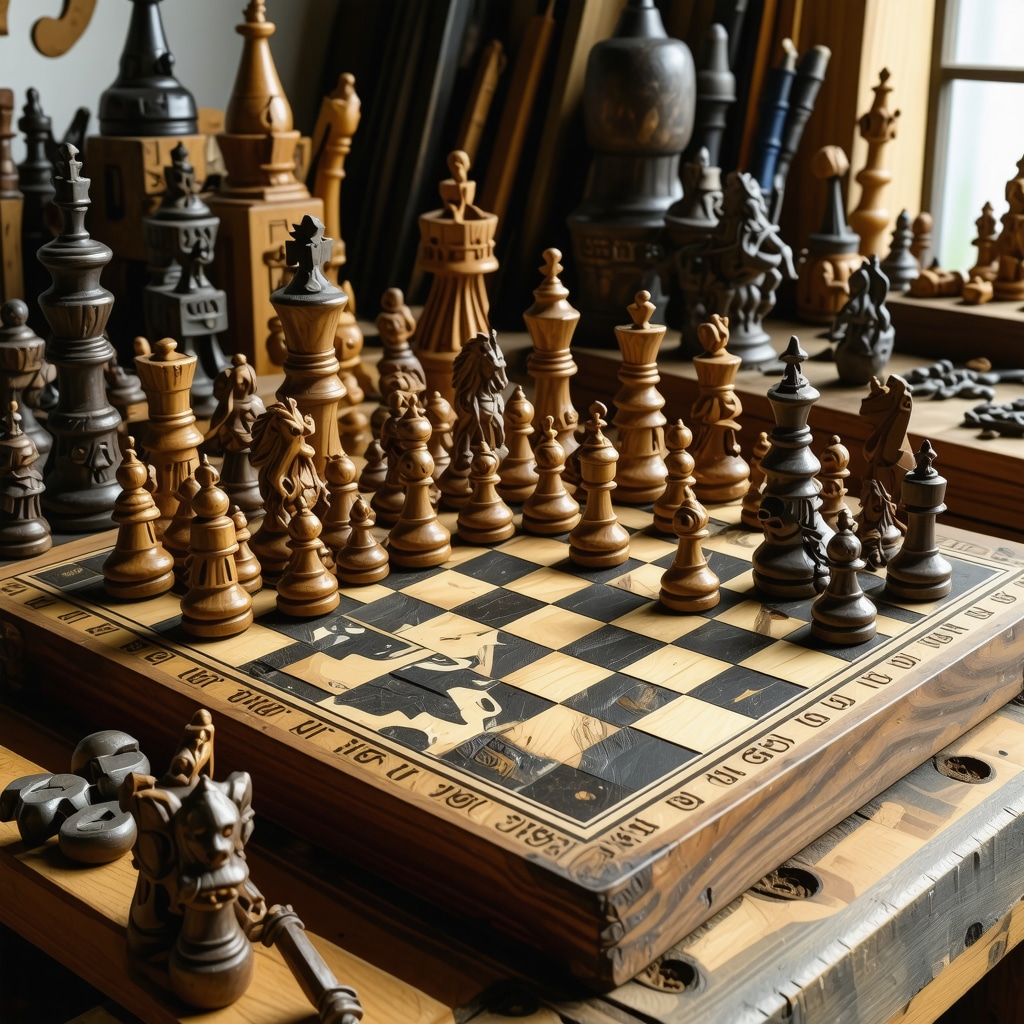 Create Unique Wooden Chess Sets & Complex Kinetic Toys DIY Guide