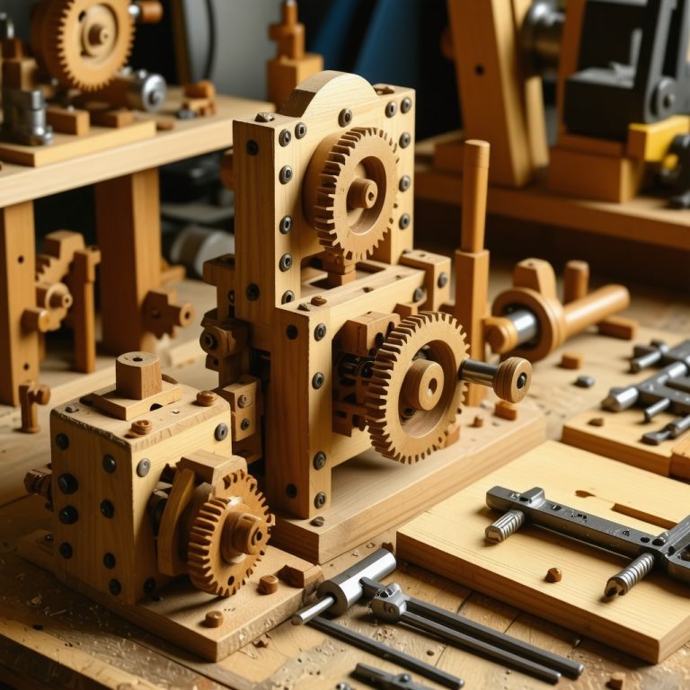 DIY Projects: Building Complex Kinetic Wooden Toys with Gears & Levers