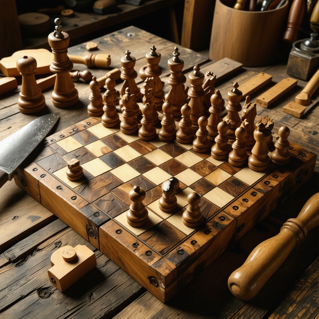 DIY for Beginners: Craft Stunning Hand-Carved Wooden Chess Sets & Boards
