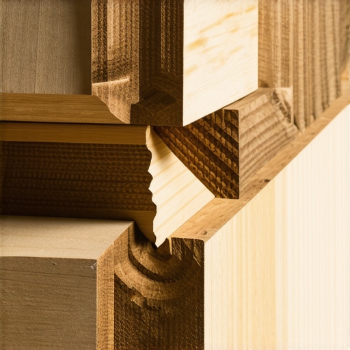 Close-up of precise dovetail and box joint woodworking techniques.