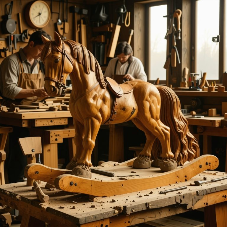How to Build a Wooden Rocking Horse: Expert Woodworking & Carving Tips