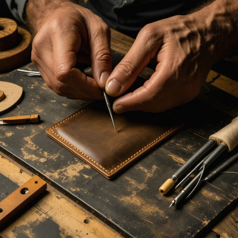 Master Advanced Leather Wallet Making: Stitching & Edging Tips