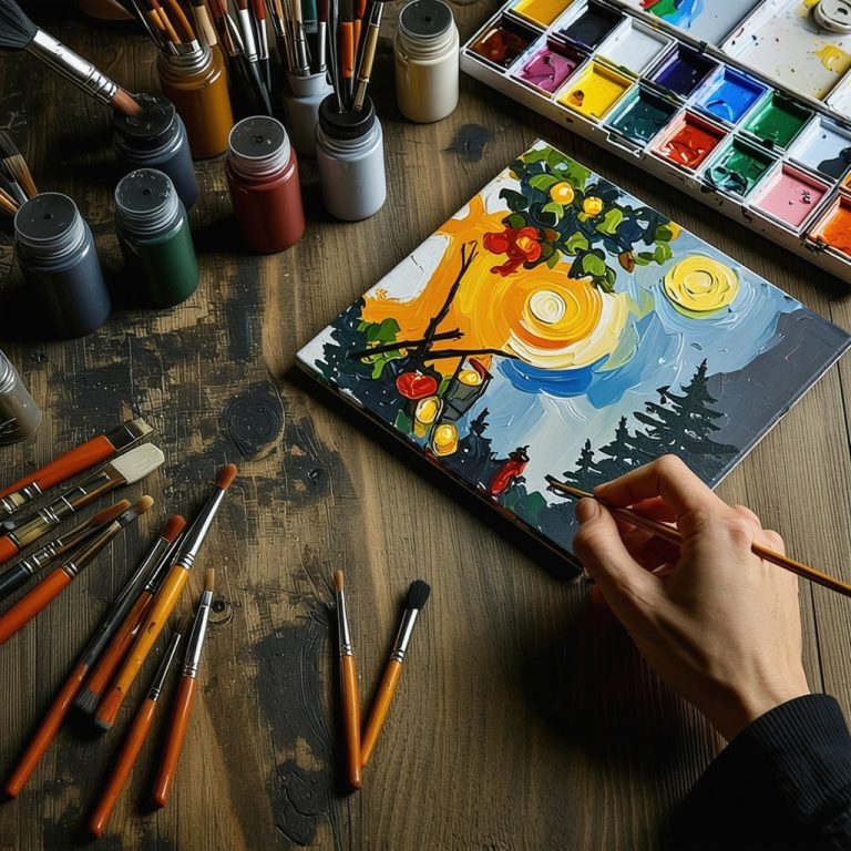Master DIY Painting: Craft Custom Art Brushes & Techniques for Artists