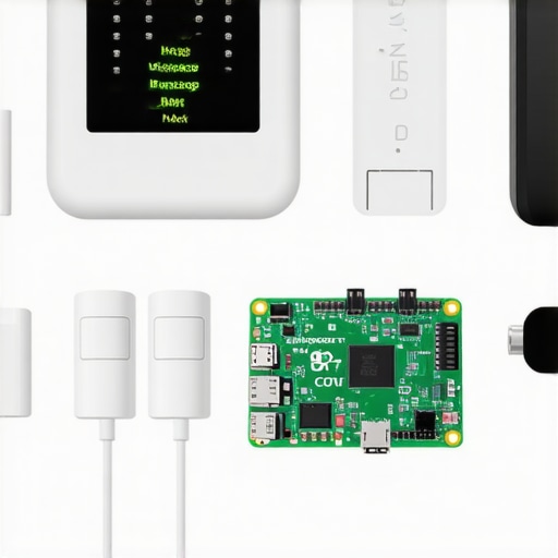 A high-tech DIY home automation control panel with multiple sensors and Raspberry Pi