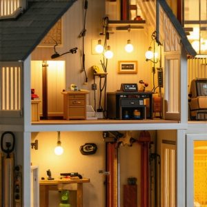 Crafting a Detailed Dollhouse with Electrical Wiring & Miniature Lights: Complete How-To