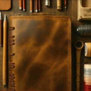 DIY Bookbinding: Craft a Handmade Leather Journal with Raised Bands
