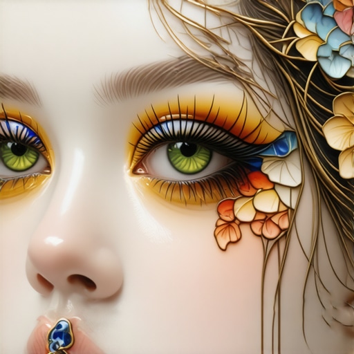 Close-up of intricate cloisonné enamel jewelry highlighting craftsmanship and vibrant colors.
