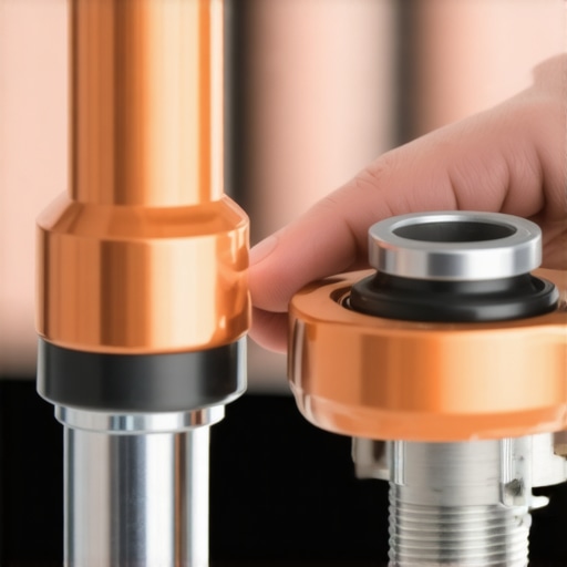 Plumber examining internal parts of a mixer tap for wear and deposits