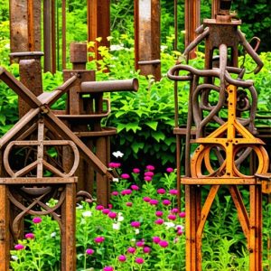 Gardening Tips: Transforming Discarded Scrap Metal into Sculptural Garden Art